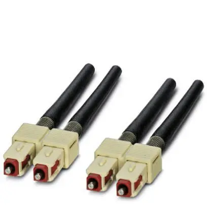 Produktfoto 1 von Phoenix Contact PSM-SET-SC LWL-Steckverbinder, SC, Duplex, PCF, 200/230 μm, SC 2dB, Schwarz