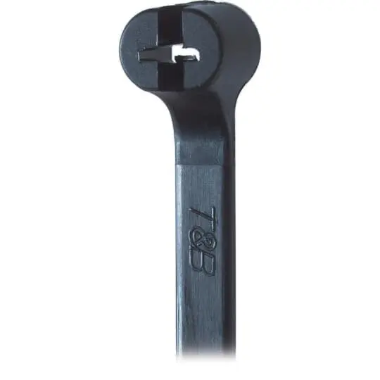 Produktfoto 1 von Thomas & Betts TY271MX Nylon 6.6 Kabelbinder Kabelrinne Schwarz 7.6 mm x 150 mm
