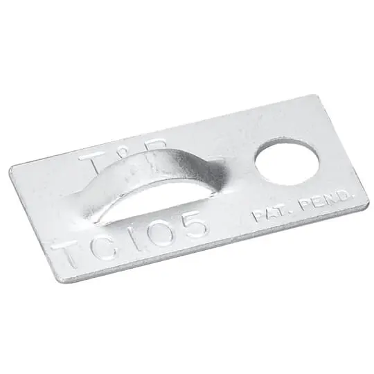Produktfoto 1 von Thomas & Betts Schraubbefestigung Befestigungssockel, Nylon Metallisch 25.4 mm x 13.2 mm