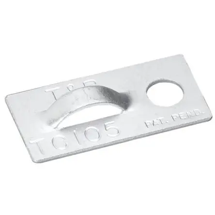 Produktfoto 1 von Thomas & Betts Schraubbefestigung Befestigungssockel, Nylon Metallisch 25.4 mm x 13.2mm