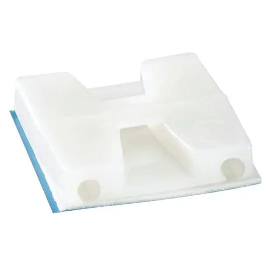 Produktfoto 1 von Thomas & Betts Klebend TY-RAP FASTENING Befestigungssockel, Nylon Blau 28.6 mm x 28.6 mm