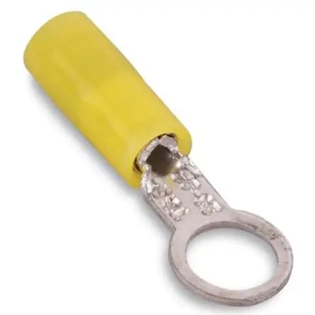 Thomas & Betts RAX83 Ringkabelschuh, Isoliert 24 AWG, Nylon, Gelb, 26 AWG max.AWG, 8 mm