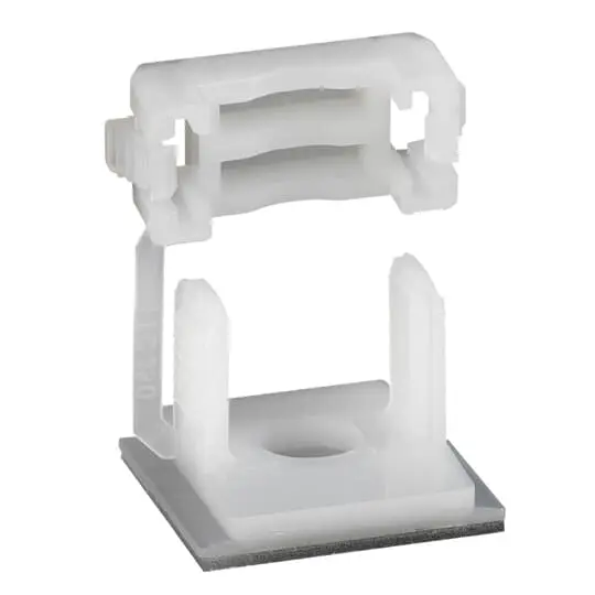 Produktfoto 1 von Thomas & Betts Schraubbefestigung TC5350 Kabelklemme, Nylon Natur 25 mm x 25 mm für 4.3 mm