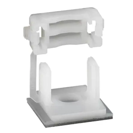 Produktfoto 1 von Thomas & Betts Schraubbefestigung TC5350 Kabelklemme, Nylon Natur 25 mm x 25mm für 4.3 mm