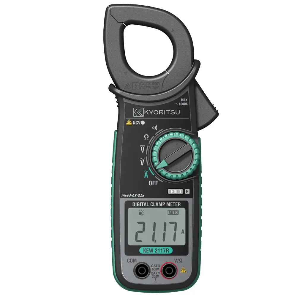 Produktfoto 1 von Kyoritsu K2117R Stromzange 1000 A 600 V ac, 600 V dc, 60 kΩ