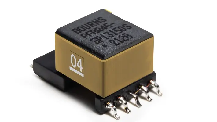 Produktfoto 1 von Bourns Printtrafo, Trafo 15 V / 15 V 1  Ausg. 0.45 W 14 mm x 14 mm x 13.5 mm Oberfläche
