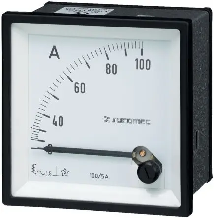 Produktfoto 1 von Socomec 192B Amperemeter 400 A AC, 72 mm x 72 mm