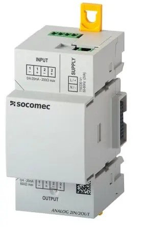 Socomec Analoges E/A-Modul für DIRIS B