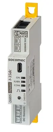Produktfoto 1 von Socomec DIRIS Digiware Modul Direkt angeschlossen / 3-phasig 3 Eing.