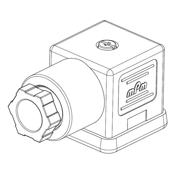 Produktfoto 1 von Brad from Molex  Ventilsteckverbinder Buchse 2P+E / 24 V
