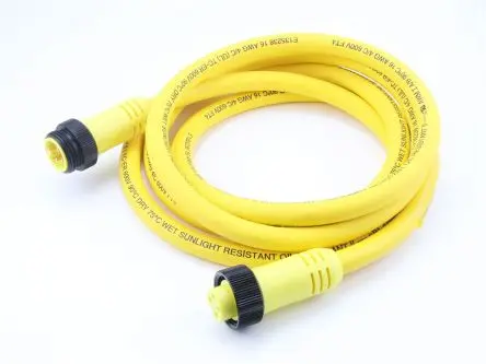 Produktfoto 1 von Molex 130010, 4-polig Sensor-Betätigungselementkabel, Gerade Buchse 4 / Mini-Change Stecker, Länge 12 m