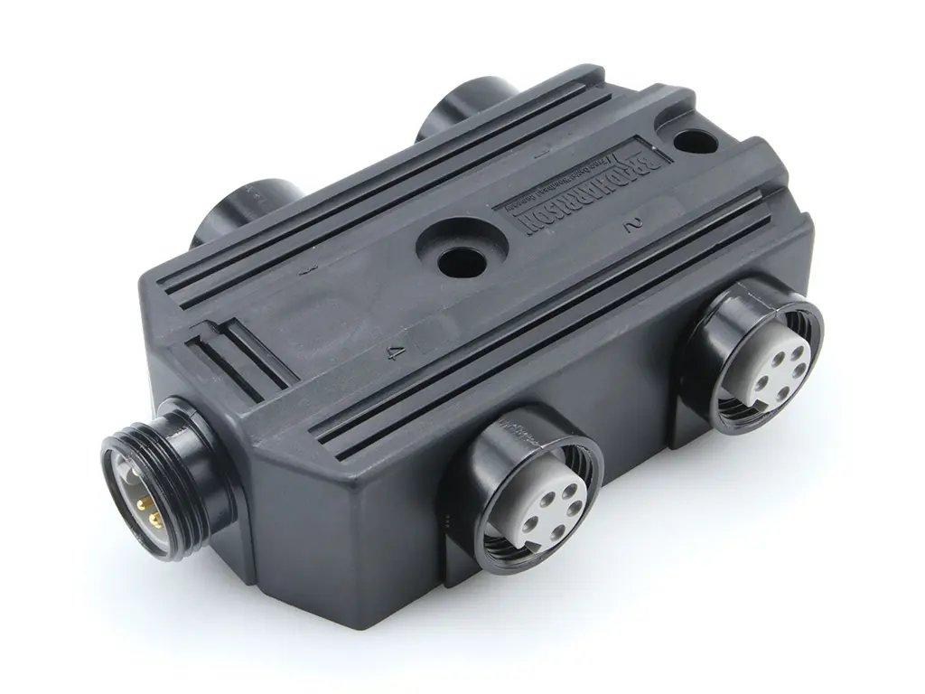 Produktfoto 1 von Brad from Molex 130036 Sensor-Box 120V ac 4 Anschlüsse 5 Auslässe