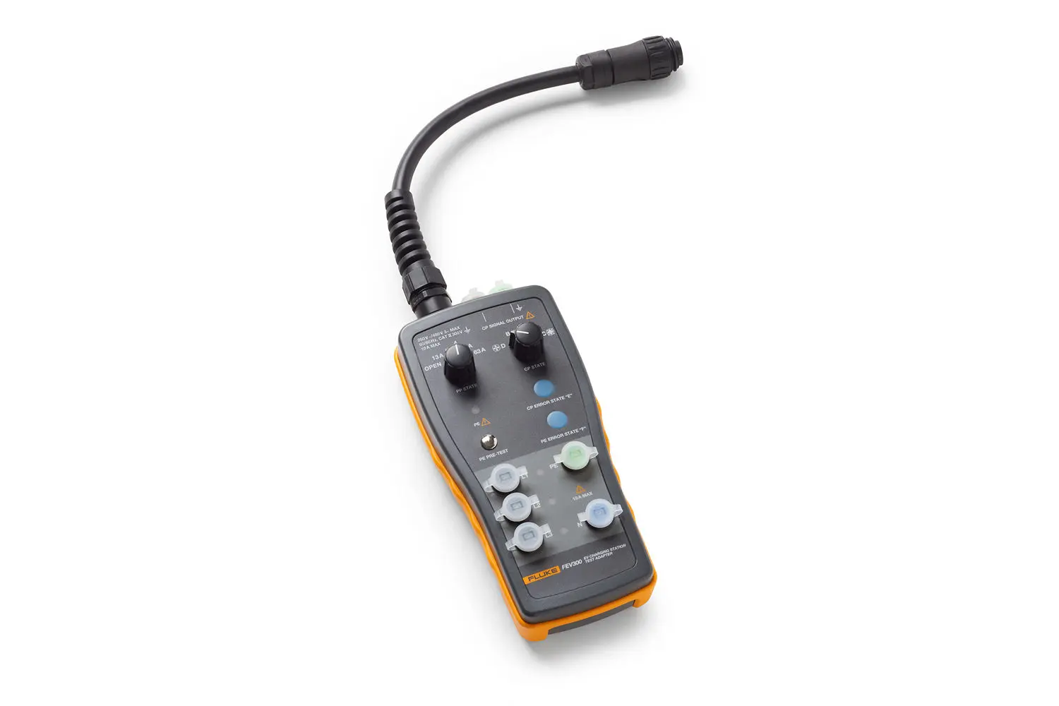 Produktfoto 1 von Fluke FEV300 EV-Ladegeräte-Prüfadapter Typ 1 und 2 1 kg