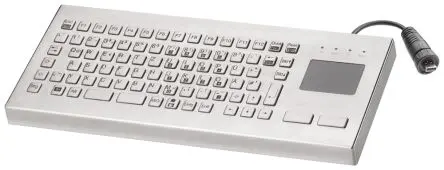 Produktfoto 1 von Siemens 6AV68810AU141DB0 Tastatur QWERTY (USA) Verdrahtet Grau USB 2.0 Standard