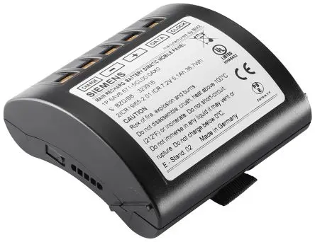 Produktfoto 1 von Siemens Batterie 6EV66 Batterie zum Einsatz mit Mobile Panel 277 10 Zoll SPS Siemens S7