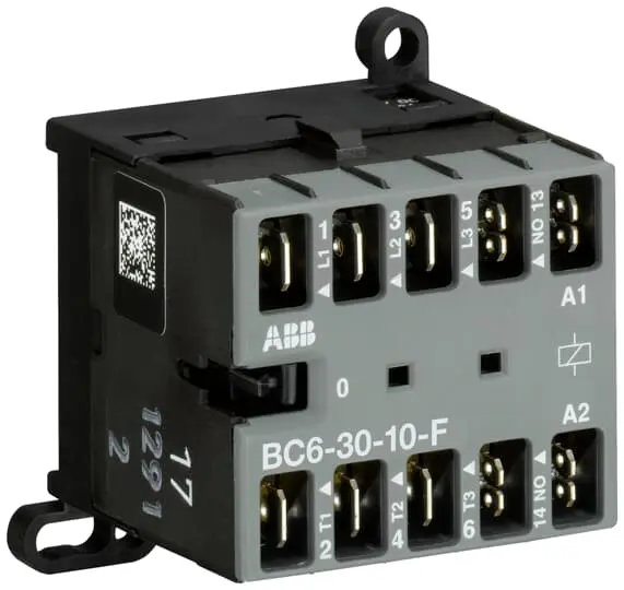 Produktfoto 1 von ABB B Schütz 24 V dc-Spule, 3-polig / 20 A 32 V 4 kW 3 Schließer Steuergerät 1-Hilfskontakte