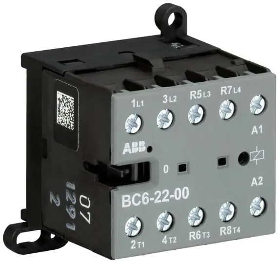 Produktfoto 1 von ABB GJL121 Schütz 24 V-Spule, 4-polig, 690V / 20 A 24 V 4 kW 2 Schließer/2 Öffner Steuergerät