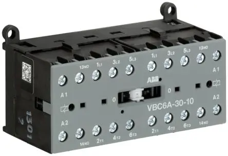 Produktfoto 1 von ABB GJL121 Schütz 24V-Spule, 3-polig, 690V / 20 A 24V 4 kW 4 Schlie��er Wendeschütz 1-Hilfskontakte
