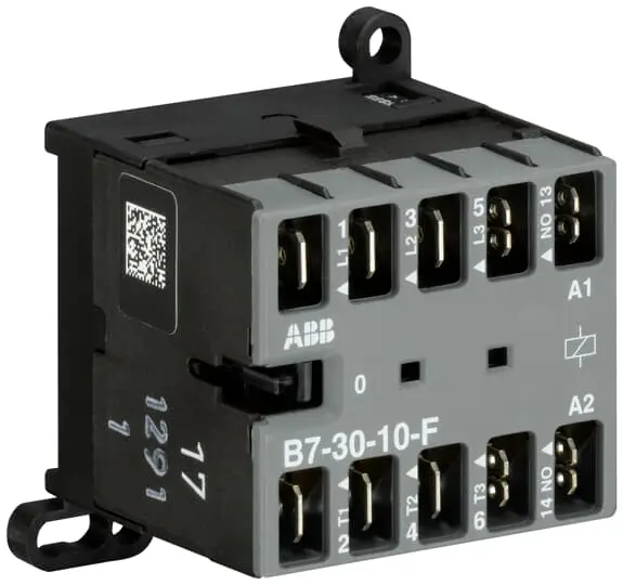 Produktfoto 1 von ABB GJL131 Schütz 24 V ac-Spule, 3-polig, 690V / 20 A 24 V ac 5.5 kW 4 Schließer Steuergerät 1-Hilfskontakte
