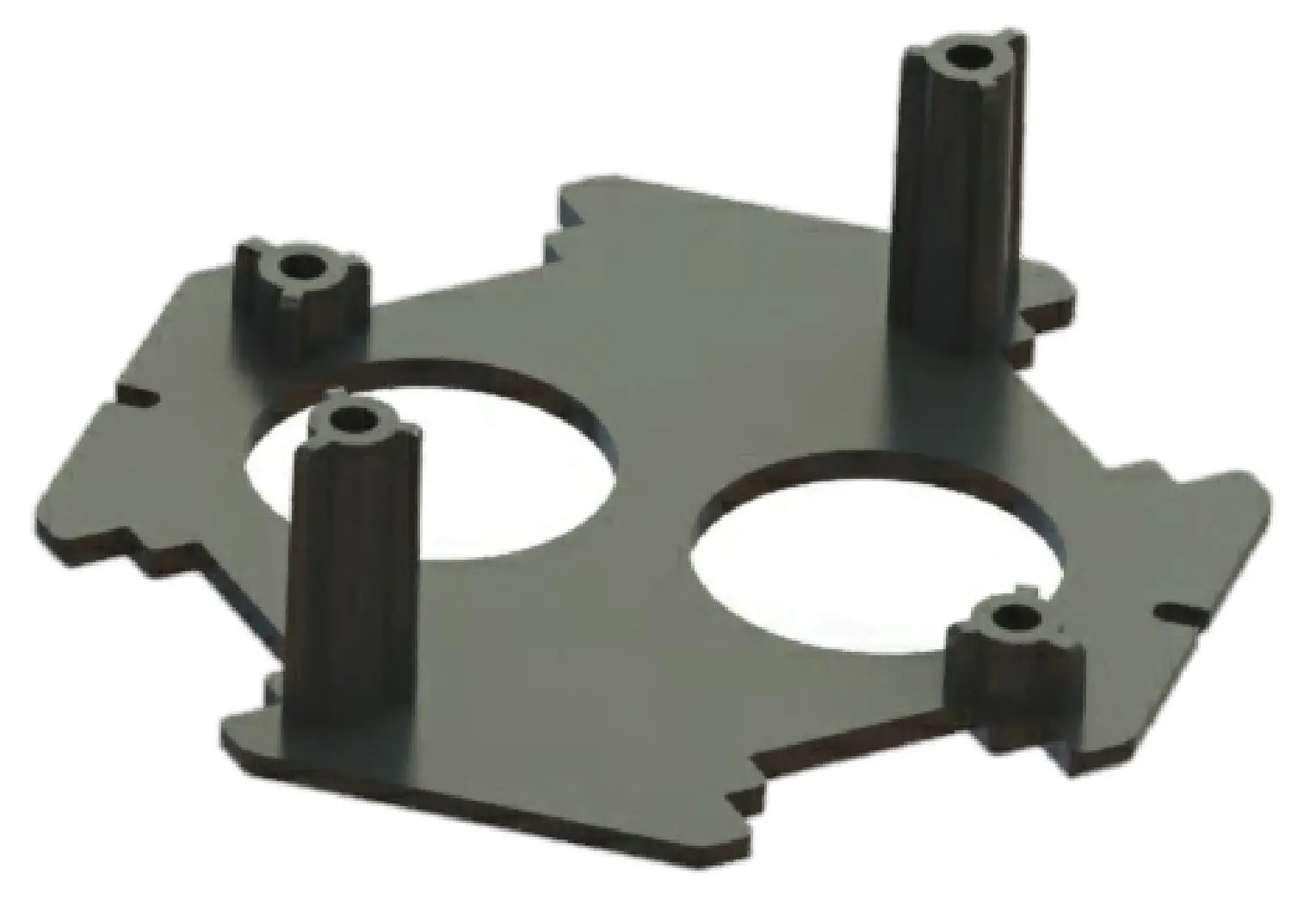 Flexicon CNB Polyamid 6 Kabelrohr Befestigung Schwarz Schwarz-Finish IP40
