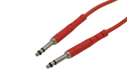 Produktfoto 1 von Re-An Products Hilfskabel, 4.4,4 mm TT Bantam-Jack / 4.4,4 mm TT Bantam-Jack L. 1.5 ft Rot