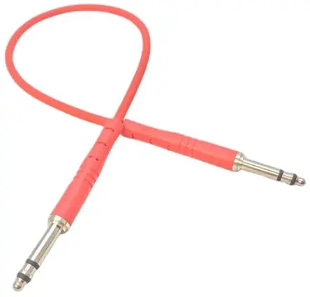 Produktfoto 1 von Re-An Products Hilfskabel, 4.4,4 mm TT Bantam-Jack / 4.4,4 mm TT Bantam-Jack L. 6 ft Rot