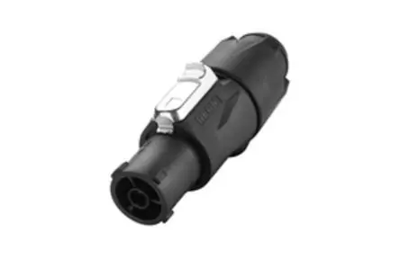 Produktfoto 1 von Re-An Products Gerade 2-polig Fahrgestell Buchse Silber Schwarz XLR-Steckverbinder, 250V