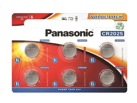Produktfoto 1 von Panasonic, LiMnO2 Knopfzelle Ø 20 mm, 3 V / 165 mAh