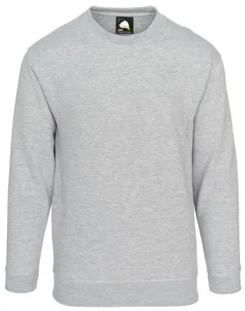 Produktfoto 1 von Orn 1250-15 Unisex Sweatshirt, 35 % Baumwolle, 65 % Polyester Himmelblau, Größe L, Größe L