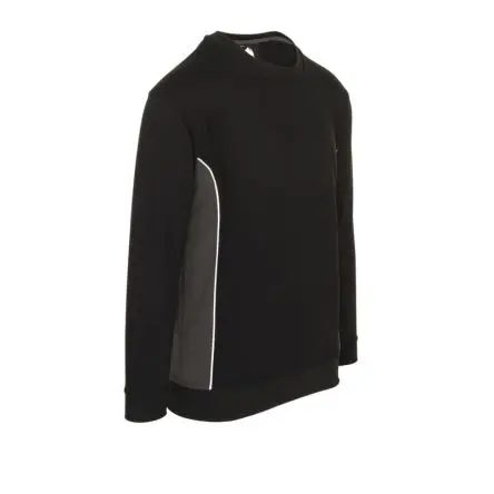 Produktfoto 1 von Orn 1290-15 Unisex Sweatshirt, 35 % Baumwolle, 65 % Polyester Schwarz, Größe XL, Größe XL
