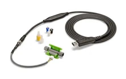 Produktfoto 1 von Sensirion SF06 Flüssigkeitsdurchfluss-Auswertekit SLF3C-1300F, Evaluierungsplatine Entwicklungstool Sensor,