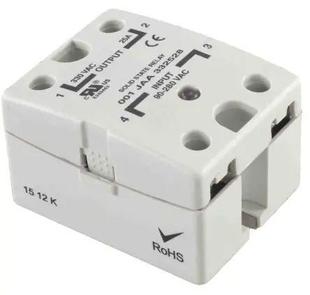Produktfoto 1 von RS PRO Halbleiterausgang, SPST 280 V eff. 32V dc / 40 A
