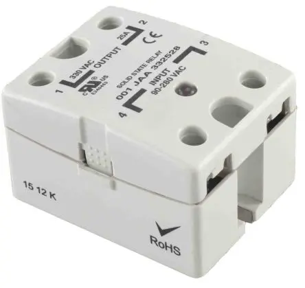 Produktfoto 1 von RS PRO 001 SJDA Panel Halbleiterausgang, SPST 280 V eff. 32V dc / 10 A