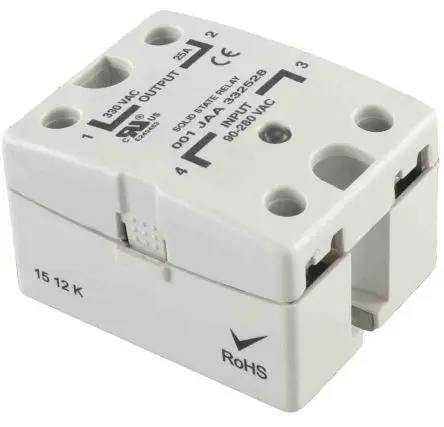 Produktfoto 1 von RS PRO 001 SKDA Panel Halbleiterausgang, SPST 480 V eff. 32V dc / 50 A