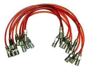 Produktfoto 1 von SMC Hydraulikschlauch, konfektioniert Synthetisches Gummi, 520 mm, max. 10 bar