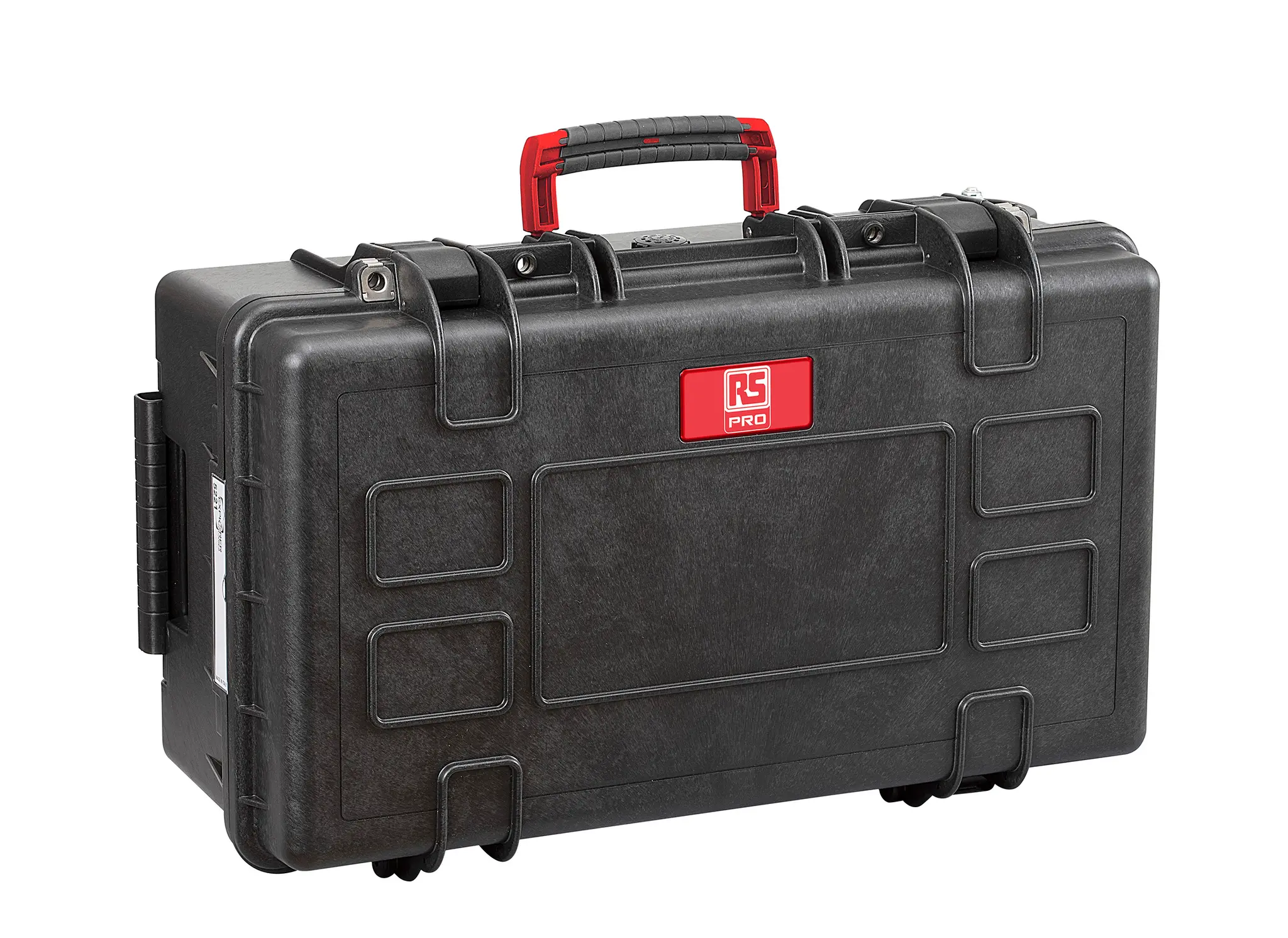 Produktfoto 1 von RS PRO Wasserdicht/Wasserbeständig Polypropylen Kunststoff, Polymer Wasserdicht Wasserdichter Koffer Schwarz mit Rädern