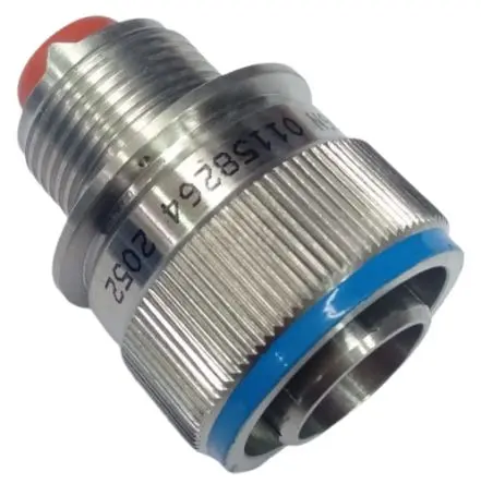 Amphenol India, M83723 MIL-Spec Rundsteckverbinder Gerade, 5-polig, 600V, Gehäuse 10 Stecker, MIL-C-83723, Silber Buchse
