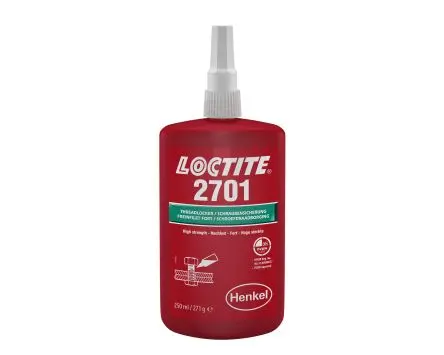 Produktfoto 1 von Loctite 2701 Schraubensicherung Flüssig Grün 250 ml, Hochfest aushärtend in 4 to 25 min