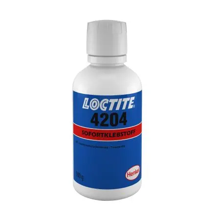 Produktfoto 1 von Loctite Loctite 4204 Allzweckkleber Cyanacrylat Flüssig Farblos bis leicht blassgelb 500 g