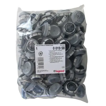 Produktfoto 1 von Legrand Direkt durchsteckbare Endkappen Kunststoff IP55 19 32 mm 32 mm 32mm