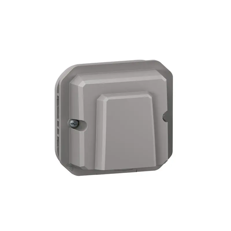 Produktfoto 1 von Legrand Plexo Quadratischer Drucktastenbetätiger Lichtschalter, 1-polig, 1 Wege Grau IP55 10 A, Kunststoff