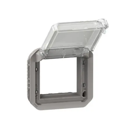 Produktfoto 1 von Legrand Lichtschalterabdeckung Grau Thermoplast