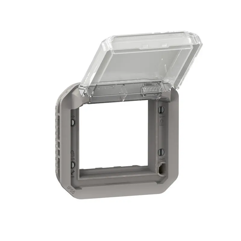 Produktfoto 1 von Legrand Lichtschalterabdeckung Grau Thermoplast