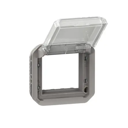 Produktfoto 1 von Legrand Lichtschalterabdeckung Grau Thermoplast