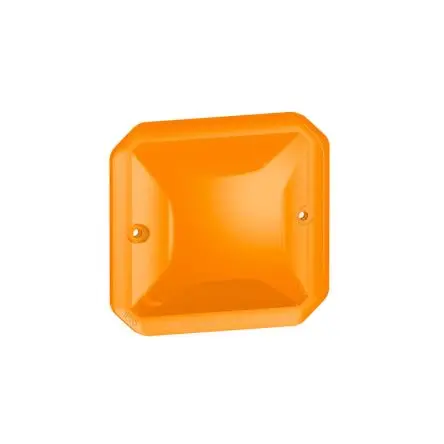 Produktfoto 1 von Legrand Plexo Quadratischer Drucktastenbetätiger Lichtschalter, 1-polig, 1 Wege Orange IP55 10A, Kipphebel: ABS,