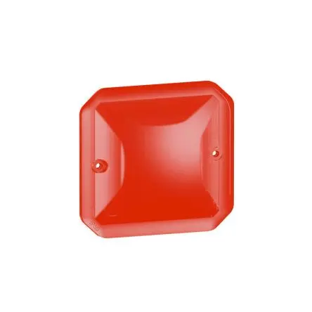 Produktfoto 1 von Legrand Plexo Quadratischer Drucktastenbetätiger Lichtschalter, 1-polig, 1 Wege Rot IP55 10A, Kunststoff