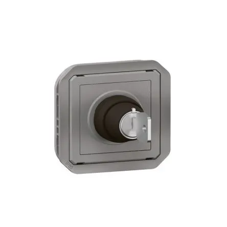 Produktfoto 1 von Legrand Plexo Schaltereinsatz Grau 1-polig 10A 1-Weg 250V