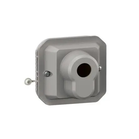 Produktfoto 1 von Legrand Plexo Quadratischer Drucktastenbetätiger Lichtschalter, 1-polig, 1 Wege Grau IP55 10A, Kipphebel: ABS,