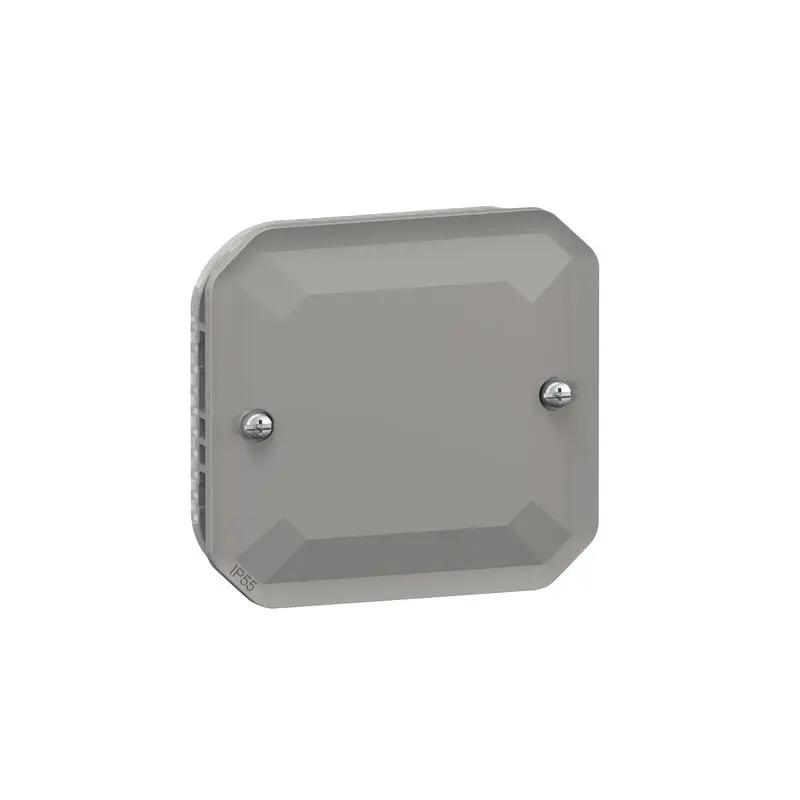 Produktfoto 1 von Legrand Plexo Quadratischer Drucktastenbetätiger Lichtschalter, 1-polig, 1 Wege Grau IP55 10 A, Kunststoff