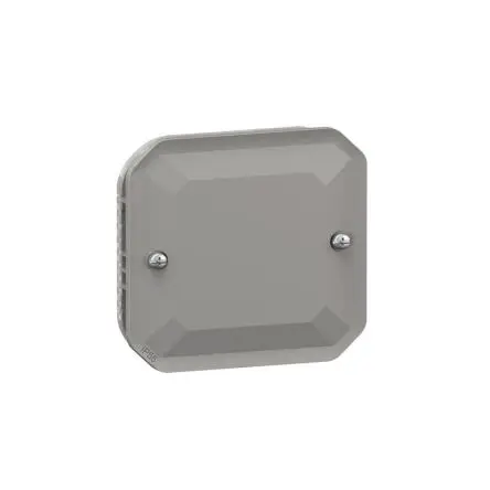 Produktfoto 1 von Legrand Plexo Quadratischer Drucktastenbetätiger Lichtschalter, 1-polig, 1 Wege Grau IP55 10A, Kunststoff